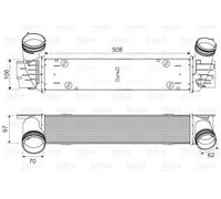 VALEO 818594 Intercooler per BMW 3 Sedan (E90) 1 Hatchback (E87) 3 Touring (E91)