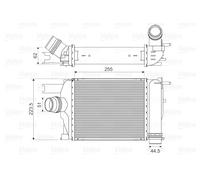 VALEO 818609 Intercooler per DACIA,RENAULT