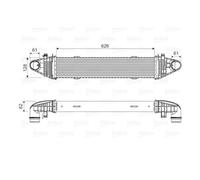 Valeo 818616 Intercooler Per Mercedes-Benz W204 S204 C204 W212 S212 C207