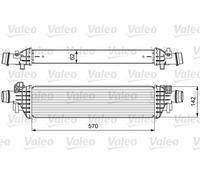 VALEO 818628 Intercooler per CHEVROLET,OPEL,VAUXHALL