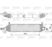 VALEO 818633 Intercooler per NISSAN