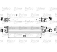 VALEO 818643 intercooler aria turbo per motori turbo