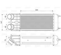 VALEO 818663 Intercooler adatto per PEUGEOT 207 (WA, WC) 207 SW (WK) 207 CC (WD)