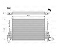 VALEO Intercooler compatibile con AUDI SEAT SKODA VW 818674