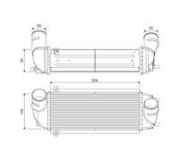 VALEO 818688 Intercooler per HYUNDAI