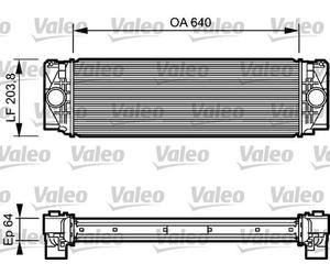 VALEO 818732 intercooler aria turbo Ras Volkswagen Krafter