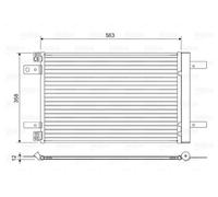 VALEO 822550 Condensatore, Climatizzatore per CITROËN,DS,FIAT,OPEL,PEUGEOT,TOYOT