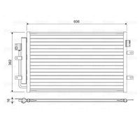 Condensatore, impianto di climatizzazione VALEO 822551