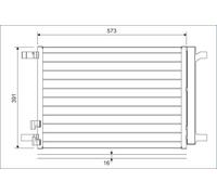 VALEO 822635 Condensatore climatizzatore AUDI