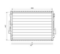 Valeo 822643 Condensatore Aria Condizionata per Mercedes-Benz W221 C216