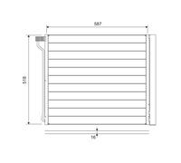VALEO 822649 Condensatore climatizzatore