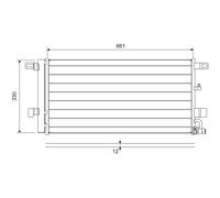 Condensatore Aria Condizionata VALEO per Audi A4 B9 (8W2, 8WC