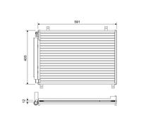 VALEO 822656 Condensatore, Climatizzatore per SUZUKI