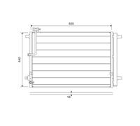 Valeo 822657 Condensatore Aria Condizionata per Audi A8 4H2 4H8 4HC 4HL