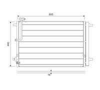VALEO 822657 Condensatore, Climatizzatore per AUDI