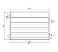 VALEO 822715 Condensatore climatizzatore SUZUKI