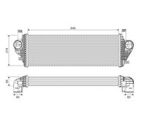 VALEO 822903 Intercooler per JEEP