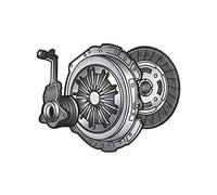 VALEO 834287 Kit Frizione COPERCHIO DIAMETRO ESTERNO: 215, DIAMETRO ESTERNO DISCO: 215, CON COPERCHIO: SÌ, CON DISCO: SI