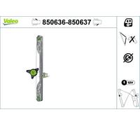 VALEO 850636 Alzacristallo
