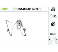 VALEO 851462 Alzacristallo elettrico per BMW 5 Sedan (E39) 5 Touring (E39)