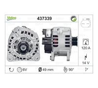 VALEO Alternatore 120A 14V per Seat Ibiza II Golf IV Variant