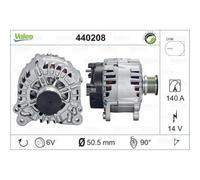 VALEO Alternatore 140A 14V con Puleggia 4 Punti per Audi A4 Allroad A5 Cabriolet