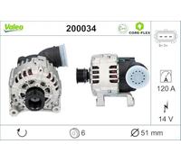 VALEO Alternatore 200034 Compatibile con: BMW 3, 3, 3 Cabriolet, 3 Cabriolet, 3 Compact, 3 Compact, 3 Coupe, 3 Coupe, 3 Touring, 3 Touring, 5, 5, 5 Touring, 5 Touring, 7, X5, Z3 Coupe, Z3 Roadster