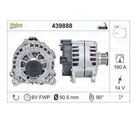 VALEO Alternatore Generator 180A 14V per Audi A5 Cabriolet A4 Avant