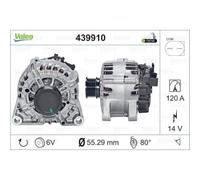 VALEO Alternatore Generatore 120A 14V per Volvo S40 II Fiesta VI C-Max