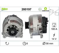 VALEO Alternatore Generatore 180 A 14 V Per Audi A6 Allroad 3.0 TDI Quattro