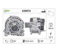 VALEO Alternatore Generatore 180A 14V per VW Arteon Passat Variant Golf VII