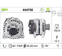 VALEO Alternatore Generatore per Citroën Berlingo B9 1.6 HDI 90 Td _ 2.0