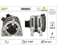 VALEO Alternatore Generatore Per Ford Kuga I Focus C-Max DM2 2.0 TDCi 1.6 DA_