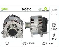 VALEO Alternatore Generatore Per VW Transporter V Furgone 7HA 7HH 7EA 7EH