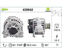 Alternatore valeo per AUDI A4 B8 1.8 TFSI 439642