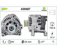 Valeo alternatore per BMW 3 (E46) 318 d 439487