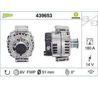 Valeo alternatore per MERCEDES-BENZ 200 CGI 439653