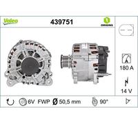 Valeo alternatore per SKODA SUPERB II 3.6 FSI 439751