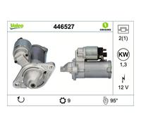 VALEO Anlasser Starter 12 V 1,3 kW 9 Denti 74 mm per u.a. TOYOTA COROLLA