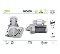 VALEO Anlasser Starter 12 V 1,4 kW 13 Zähne 438319 per DACIA DUSTER