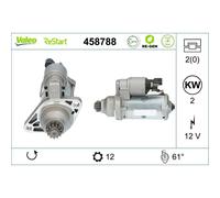 VALEO Anlasser Starter 12 V 2 kW 460499 per AUDI A3 79 mm