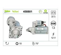 VALEO Anlasser Starter 12V 1,8kW 10 Denti FIAT PANDA