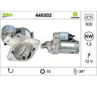 Valeo avviamento per JAGUAR E-PACE 2.0 D180 AWD 446502