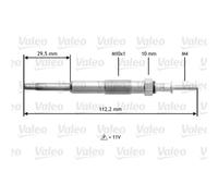 VALEO Candelette Adatto A per Kia Carens III 2.0 Crdi 140 Hyundai Tucson