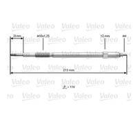 VALEO Candelette Adatto A per Nissan Trade Pritsche/Telaio 3.0 Di 4WD