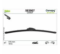 VALEO CANOPY, CAN07, Spazzola Tergicristallo Flat Blade Realizzata con Materiali