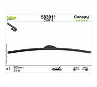 VALEO CANOPY, CAN11, Spazzola Tergicristallo Flat Blade Realizzata con Materiali