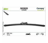 VALEO CANOPY, CAN20, Spazzola Tergicristallo Flat Blade Realizzata con Materiali