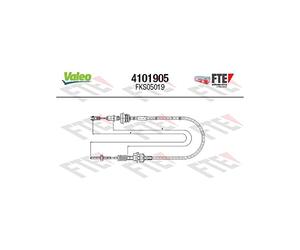 Valeo Cavo frizione Fte Clutch Actuation 4101905