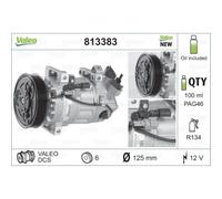 VALEO Compressore Aria Condizionata Adatto A per Renault Clio IV Bh _ Ca J5_ Kh